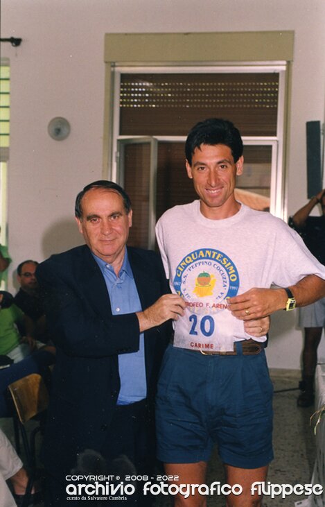 Pippo-Fiammante-San-Filippo-del-Mela-presentazione-della-divertiamoci-correndo-1998